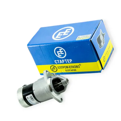 Стартер Lanos 1.5, 1.6, Aveo 1.5, 1.6, Lacetti 1.6 (0,8 кВт, 9 зуб) Elprom-Elhovo — Автозапчастини DianaParts