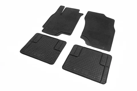 Гумові килимки (4 шт, Polytep) для Mitsubishi Lancer 9 2004-2008 рр — Mitsubishi Lancer 9 2004-2008 гг. DianaParts