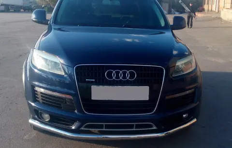 Передній захист ST008 (нерж.) d51 для Ауди Q7 2005-2015 рр — Audi Q7 2005-2015 гг. DianaParts