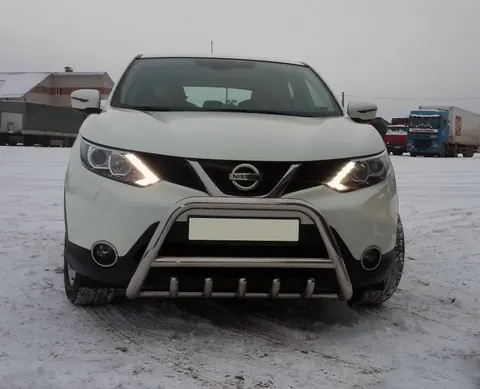 Кенгурятник WT003 (нерж) для Nissan Qashqai 2014-2021 рр — Nissan Qashqai 2014-2021 гг. DianaParts