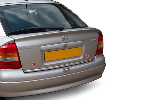 Кромка багажника (нерж) Carmos - Турецька сталь для Opel Astra G classic 1998-2012 рр — Opel Astra G classic 1998-2012 гг. DianaParts