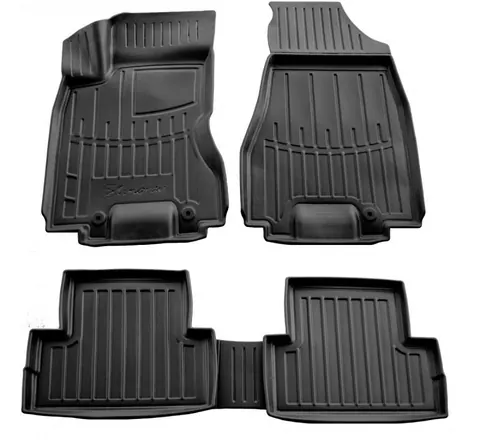 Килимки Stingray 3D (5 шт, поліуретан) для Nissan X-trail T31 2007-2014 рр — Nissan X-trail T31 2007-2014 гг. DianaParts