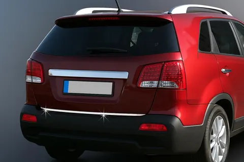 Кромка багажника (2009-2013, нерж.) OmsaLine - Італійська нержавійка для Kia Sorento II XM рр — Kia Sorento II XM 2009-2014 гг. DianaParts
