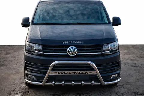 Кенгурятник WT004-ST (нерж) для Volkswagen T6 2015-2024 рр — Volkswagen T6 2015-2024 гг. DianaParts