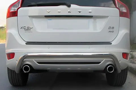 Задній захист AK007 (нерж) для Volvo XC60 2009-2017 рр — Volvo XC60 2009-2017 гг. DianaParts