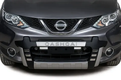 Передня накладка Libao 2014-2016 (пластик) для Nissan Qashqai рр — Nissan Qashqai 2014-2021 гг. DianaParts