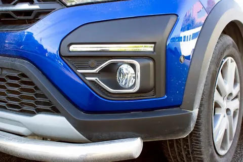 Накладки на протитуманки (2 шт, нерж) для Dacia Sandero 2021- рр — Dacia Sandero 2021- гг. DianaParts