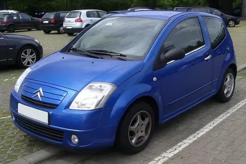 Зовнішня окантовка стекол (2 шт, нерж.) для Citroen C-2 2003-2009 рр — Citroen C-2 2003-2009 гг. DianaParts