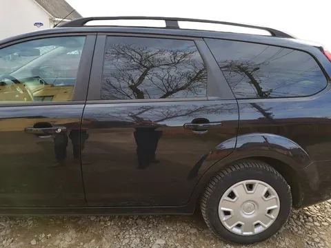 Алюмінієві рейлінги (Caravan, Чорні) для Ford Focus II 2008-2011 рр — Ford Focus II 2008-2011 гг. DianaParts