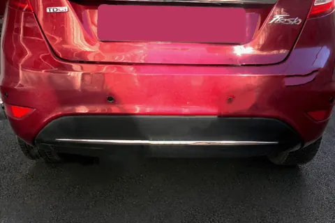 Кромка бампера (нерж.) для Ford Fiesta 2008-2017 рр — Ford Fiesta 2008-2017 гг. DianaParts