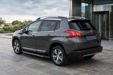 Бокові пороги Bosphorus Grey (2 шт., алюміній) 2008-2014 для Peugeot -2016 рр — Peugeot 3008 2008-2016 гг. DianaParts