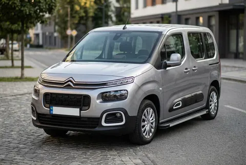 Бокові пороги Maya V1 (2 шт., алюміній) Коротка база для Citroen Berlingo/Multispace 2018- рр — Citroen Berlingo/Multispace 2018- гг. DianaParts