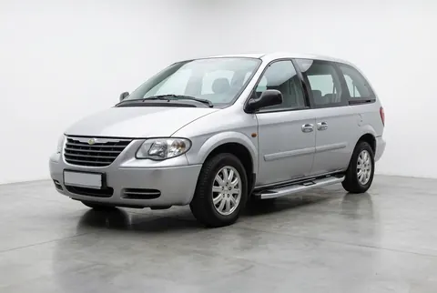 Бокові пороги Mevsim Grey (2 шт., Алюміній) для Chrysler Voyager 2001-2007 рр — Chrysler Voyager 2001-2007 гг. DianaParts