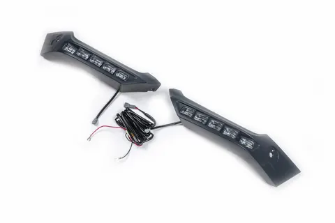 LED вставки в бампер AMG (2 шт) для Mercedes G сlass W463 1990-2018 рр — Mercedes G сlass W463 1990-2018 гг. DianaParts