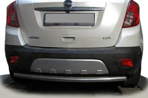 Задній захист AK002 (нерж) для Opel Mokka 2012-2021 рр — Opel Mokka 2012-2021 гг. DianaParts