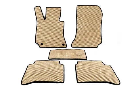 Килимки EVA (Бежевий) для Mercedes E-сlass W212 2009-2016 рр — Mercedes E-сlass W212 2009-2016 гг. DianaParts