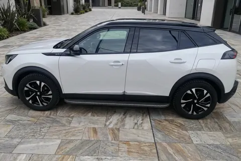 Бокові пороги Bosphore Black (2 шт., Алюміній) для Peugeot 2008 2019- рр — Peugeot 2008 2019- гг. DianaParts