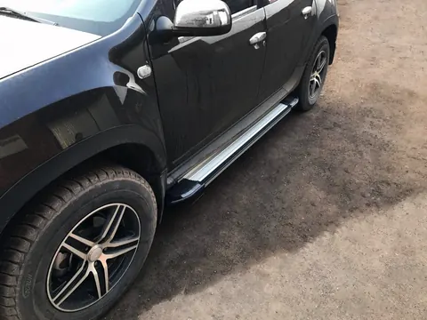 Бокові пороги Rainbow (2 шт., Алюміній) для Renault Duster 2008-2017 рр — Renault Duster 2008-2017 гг. DianaParts