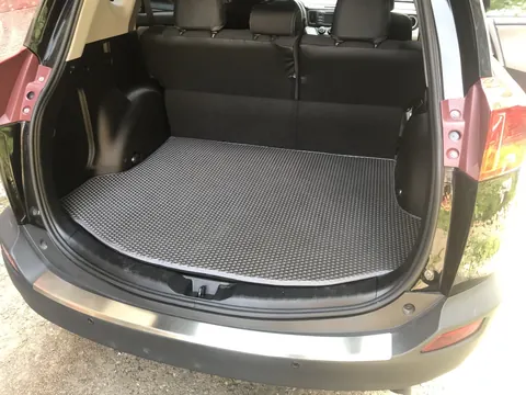 Килимок багажника з докаткою (EVA, чорний) для Toyota Rav 4 2013-2018 рр — Toyota Rav 4 2013-2018 гг. DianaParts