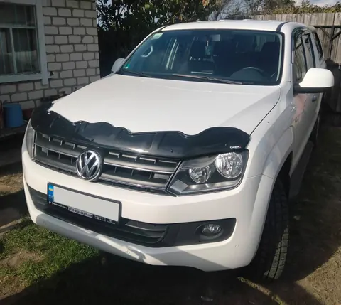 Дефлектор капота (EuroCap Dragon) для Volkswagen Amarok 2010-2022 рр — Volkswagen Amarok 2010-2022 гг. DianaParts