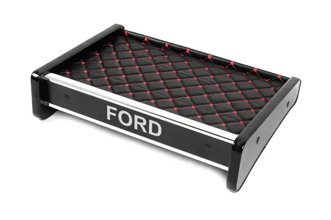 Полиця на пенель (Чорна з червоною ниткою) для Ford Transit 1991-2000 рр — Ford Transit 1991-2000 гг. DianaParts
