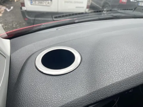Накладка на підсклянник (2 шт., нерж) для Volkswagen T6 2015-2024 рр — Volkswagen T6 2015-2024 гг. DianaParts
