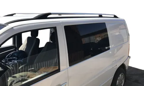 Рейлінги ХРОМ Пластикові ніжки для Mercedes Vito W638 1996-2003 рр — Mercedes Vito W638 1996-2003 гг. DianaParts