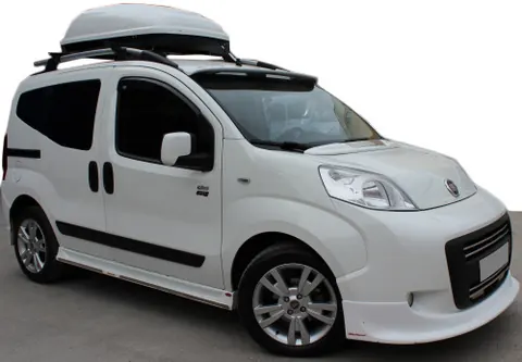 Накладка на передній бампер V2 (під фарбування) для Fiat Fiorino/Qubo 2008-2024 рр — Fiat Fiorino/Qubo 2008-2024 гг. DianaParts