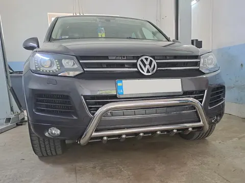 Кенгурятник WT003 (нерж) для Volkswagen Touareg 2010-2018 рр — Volkswagen Touareg 2010-2018 гг. DianaParts