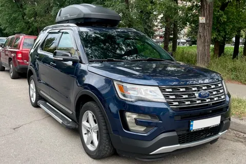 Бокові пороги RedLine V1 (2 шт., Алюміній) для Ford Explorer 2011-2019 рр — Ford Explorer 2011-2019 гг. DianaParts