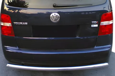 Задній захист AK002 (1 шт, нерж) для Volkswagen Touran 2003-2010 рр — Volkswagen Touran 2003-2010 гг. DianaParts