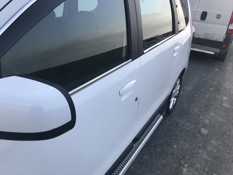 Окантовка вікон (4 шт., нерж.) Carmos - Турецька сталь для Renault Lodgy 2013-2022 рр — Renault Lodgy 2013-2022 гг. DianaParts
