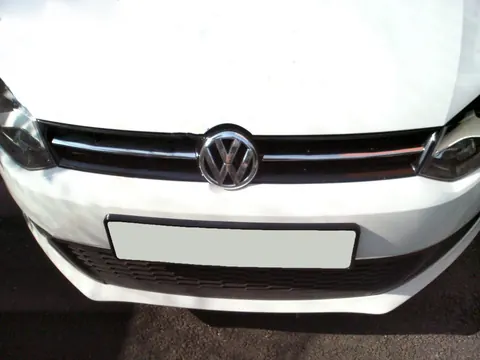 Накладки на решітку HB (2009-2013, 2 шт, нерж) для Volkswagen Polo рр — Volkswagen Polo 2010-2017 гг. DianaParts