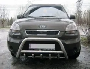 Кенгурятник (нерж) 60 мм для Kia Soul II 2013-2018 рр — Kia Soul II 2013-2018 гг. DianaParts