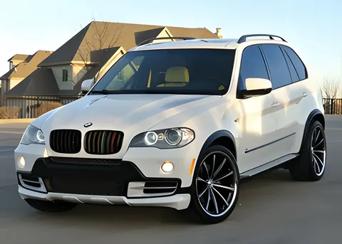 Накладка на передній бампер (2007-2010, під фарбування) для BMW X5 E70 рр — BMW X5 E70 2007-2013 гг. DianaParts