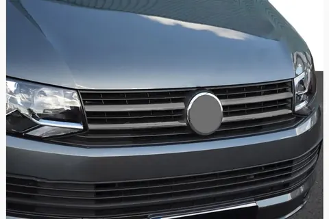 Накладки на решітку Чорний Хром 2015-2019 (4 шт, нерж) для Volkswagen T6 рр — Volkswagen T6 2015-2024 гг. DianaParts