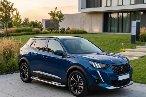 Бокові пороги Tayga V2 (2 шт., алюміній) для Peugeot 3008 2016-2023 рр — Peugeot 3008 2016-2023 гг. DianaParts