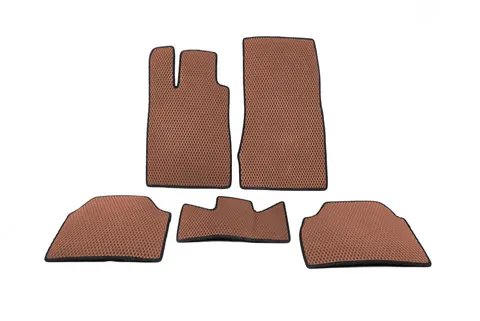 Килимки EVA (Short, Коричневий) для Mercedes S-сlass W220 1998-2005 рр — Mercedes S-сlass W220 1998-2005 гг. DianaParts
