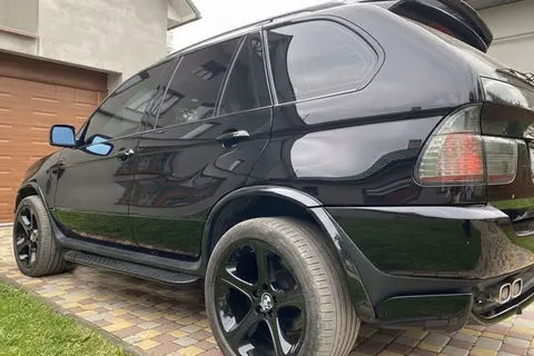 Бокові пороги Bosphorus Black (2 шт, алюм.) для BMW X5 E53 1999-2006 рр — BMW X5 E53 1999–2006 гг. DianaParts