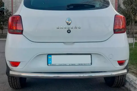 Задня дуга AK002 (нерж) для Renault Sandero 2013-2022 рр — Renault Sandero 2013-2022 гг. DianaParts