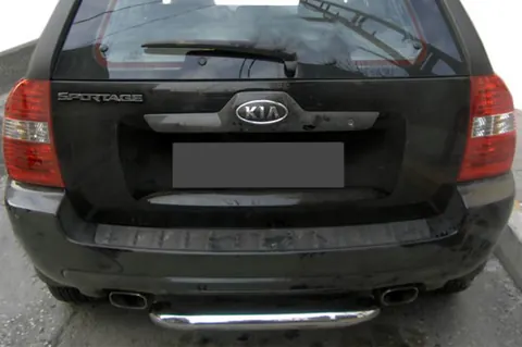Задня дуга AK005 (нерж.) для Kia Sportage 2004-2010 рр — Kia Sportage 2004-2010 гг. DianaParts