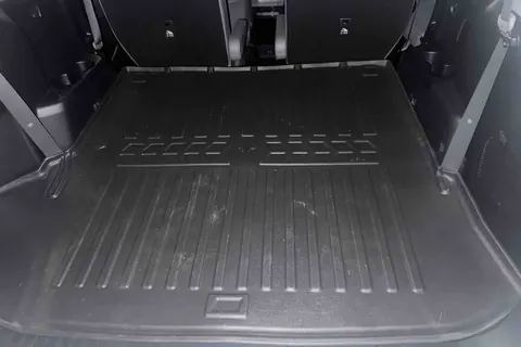 Килимок в багажник Stingray 3D (З сабвуфером, 7-місний зі складеним 3-м рядом) для Toyota Highlander 2019- рр