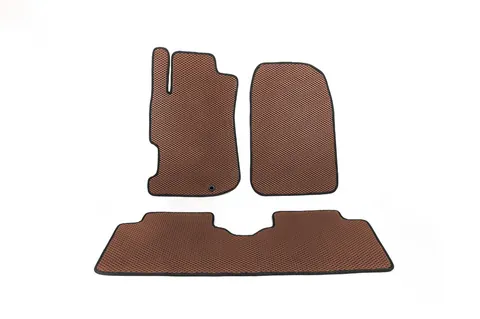 Килимки EVA (Коричневий) для Honda Civic Sedan VII 2001-2006 рр — Honda Civic Sedan VII 2001-2006 гг. DianaParts