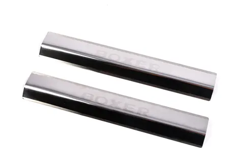 Накладки на дверні пороги Laser (2 шт, нерж.) для Peugeot Boxer 2006-2025 рр — Peugeot Boxer 2006-2025 гг. DianaParts