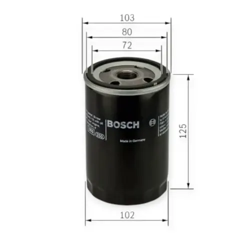 Фільтр масляний Toyota Corolla, Avensis 2.0 D-4D (99-03) BOSCH