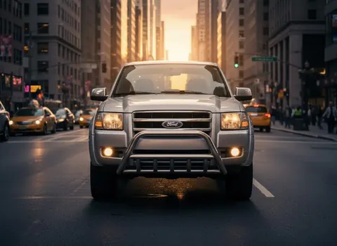 Кенгурятник WT003 (нерж) для Ford Ranger 2007-2011 рр — Ford Ranger 2007-2011 гг. DianaParts