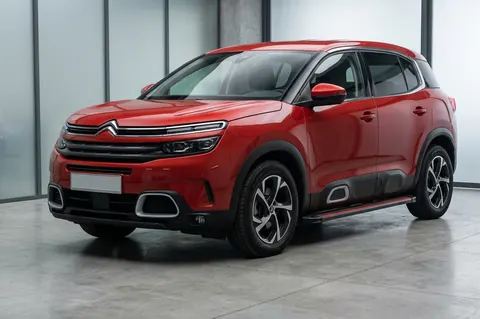 Бокові пороги Maya Red (2 шт., алюміній) для Citroen C5 Aircross 2017-2025 рр — Citroen C5 Aircross 2017-2025 гг. DianaParts