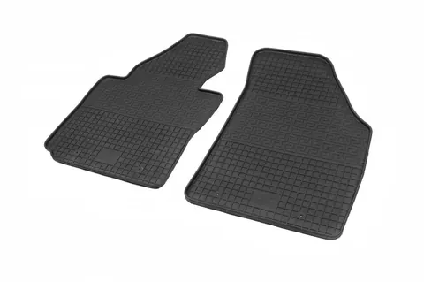 Гумові килимки (2 шт, Polytep) для Volkswagen Caddy 2004-2010 рр — Volkswagen Caddy 2004-2010 гг. DianaParts