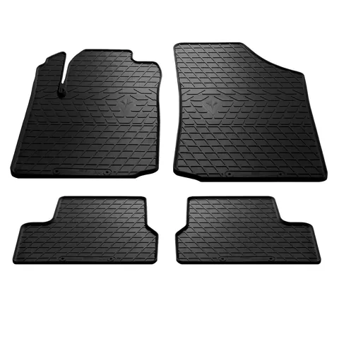 Гумові килимки (4 шт, Stingray Premium) для Citroen C-3 2002-2009 рр — Citroen C-3 2002-2009 гг. DianaParts