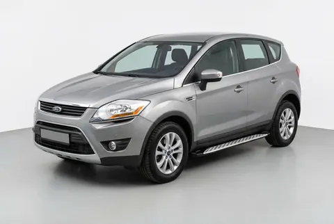 Бокові пороги Shining V1 (2 шт., Алюміній) для Ford Kuga 2008-2013 рр — Ford Kuga 2008-2013 гг. DianaParts
